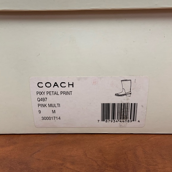 Coach rain boots - Picture 4 of 4